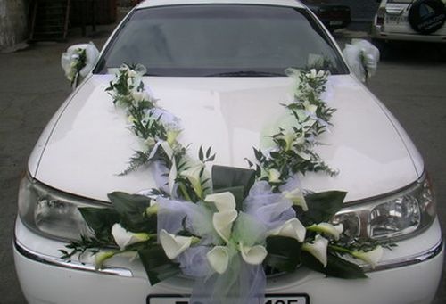 украшаем машину на свадьбу